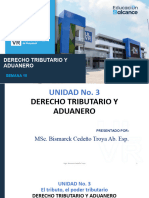 Diapositivas PPT 10 Sem Derecho Tributario y Aduanero