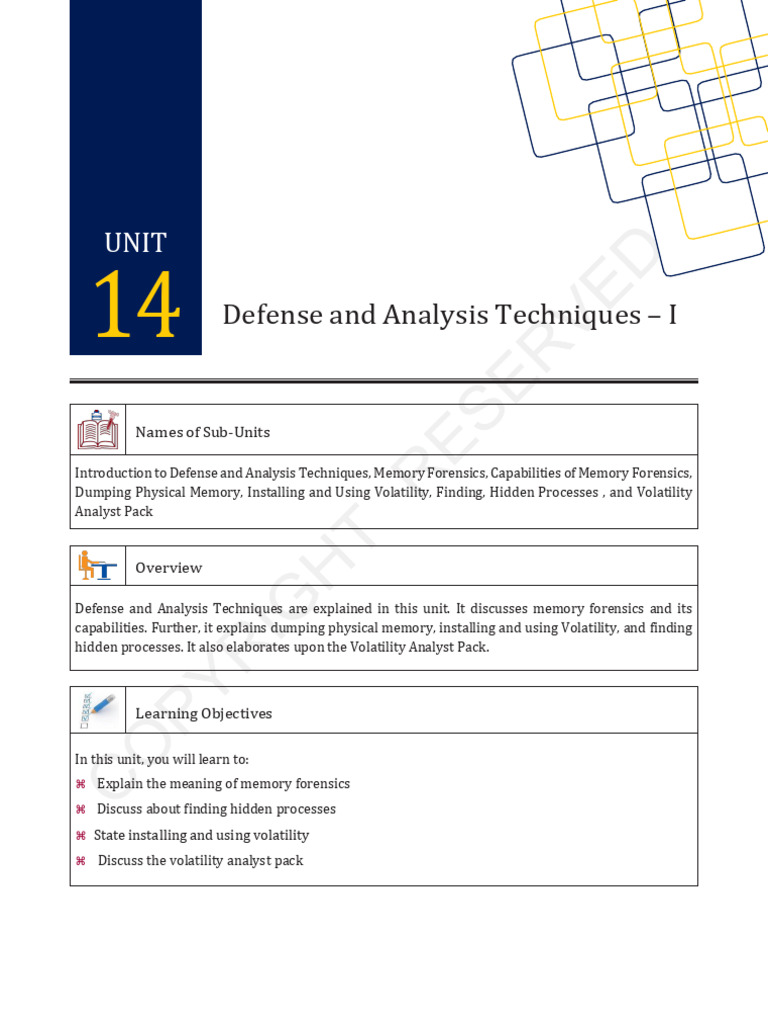 Cybersecurity Memory Forensics | PDF | Computer Security | Security