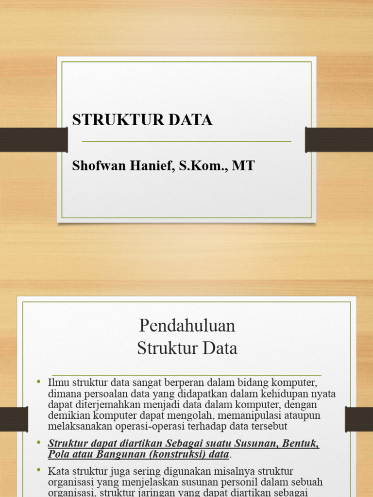 Pengenalan Struktur Data dalam Pemrograman | PDF