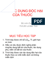 slide CÁC TÁC DỤNG ĐỘC HẠI CỦA THUỐC-CN201