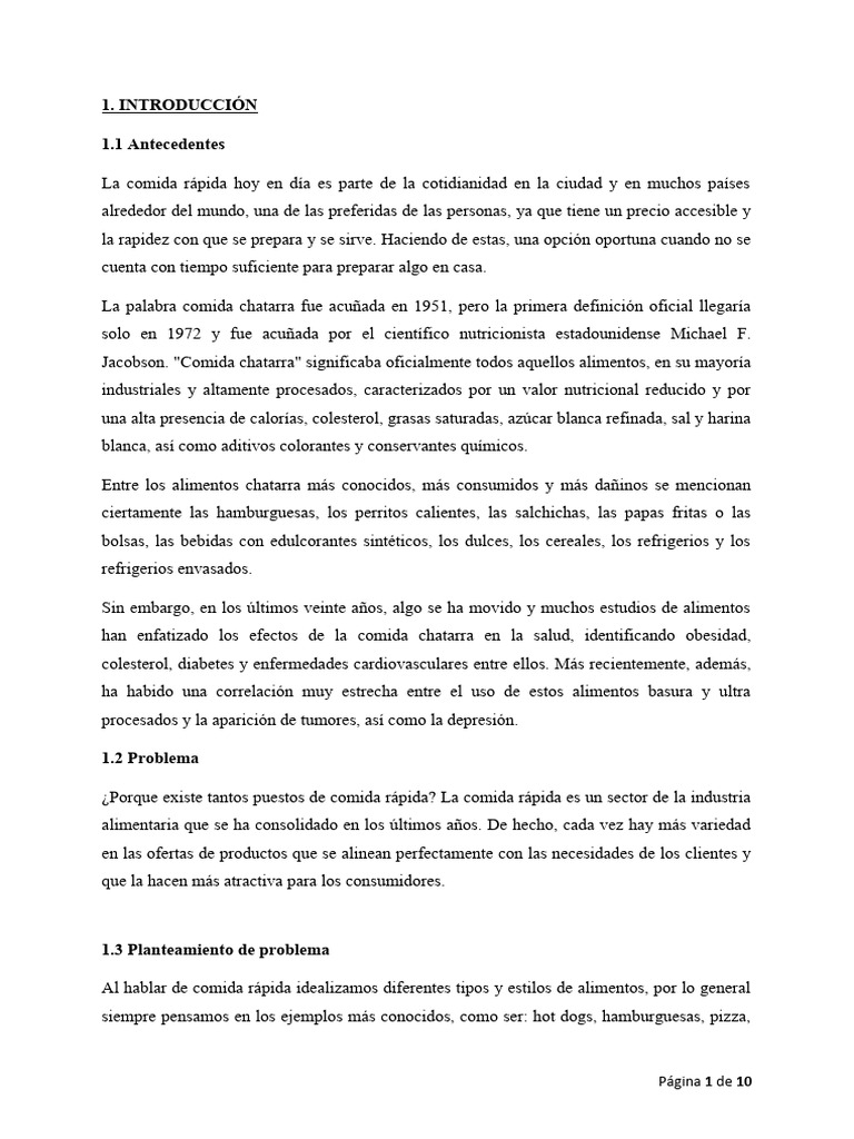 2comida Chatarra PIPIPI | PDF | Alimentos | Comida chatarra