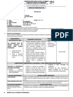 Sesion de Aprendizaje 02 - U08 - 4º