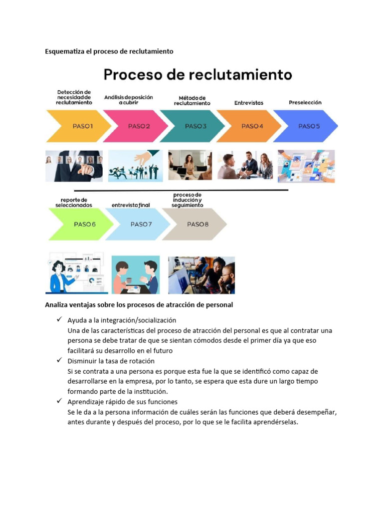 8 Esquema El Proceso de Reclutamiento | PDF