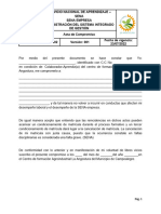 Asig-Sst-Ac-001 Acta de Compromiso