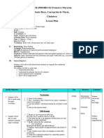 Lesson Plan - Second Month