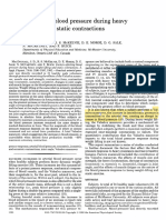 Factors Affecting Blood Pressure During Heavy Weight Lifting and Static Contractions