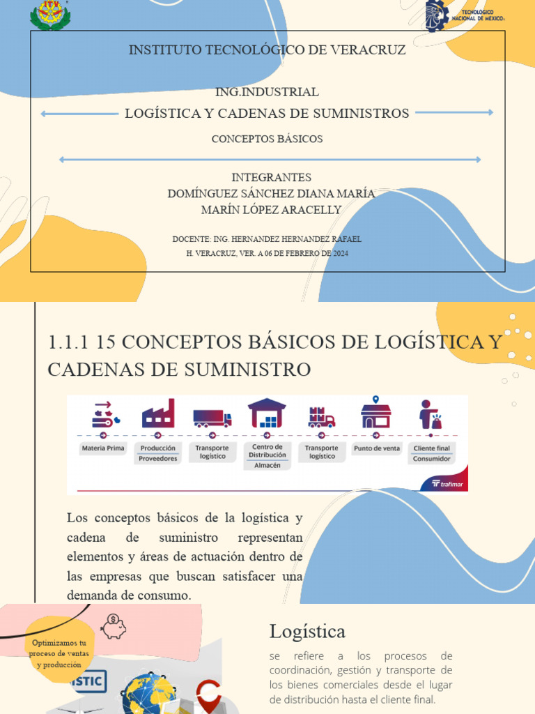 Conceptos Basicos de Logistica y Cadena de Suministros | PDF ...