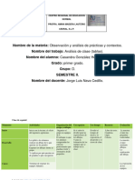 2 Análisis de Clase (Tabla)