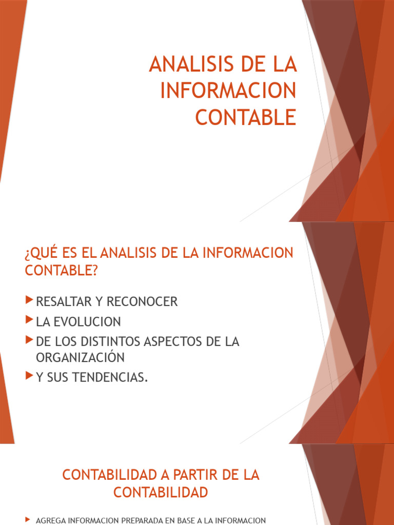 Analisis de La Informacion Contable | PDF | Contabilidad | Liquidez de ...