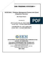DBMS Mini Project (Foreign Trading System)