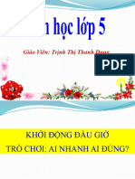 LỚP 5 TIẾT 43 CD4 Bai 2 Cau Lenh Lap Long Nhau