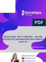 RETA FINAL TRT 11R - AULA 01