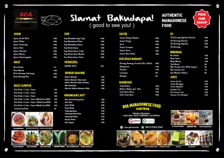 Pages From Menu Sambel Roa | PDF