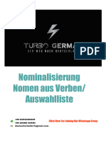 Grammatik-Nominalisieren-Liste - Verben