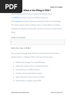 What Is Via Filling in PCB