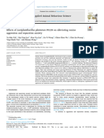 Effects of Lactiplantibacillus Plantarum PS128 On Alle - 2022 - Applied Animal B