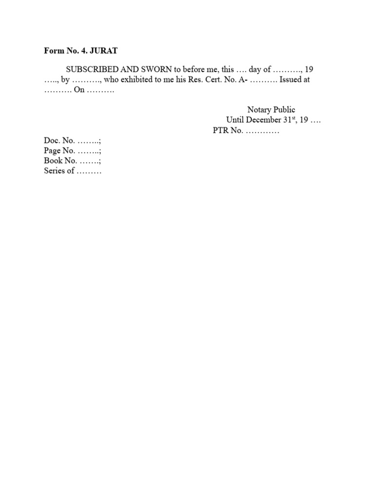 Form No. 4 | PDF