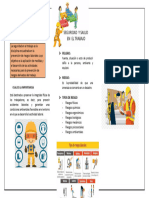 QUE ES SEGURIDAD Y SALUD EN EL TRABAJO Triptico