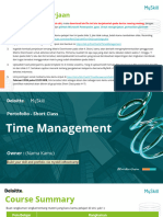 MySkill X Deloitte - Time Management Mini Task