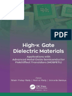 Niladri Pratap Maity (editor), Reshmi Maity (editor), Srimanta Baishya (editor) - High-k Gate Dielectric Materials_ Applications with Advanced Metal Oxide Semiconductor Field Effect Transistors (MOSFE