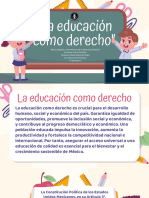 La Educacion Como Derecho Profe Mario Portillo