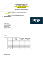 FINALS PSY205 Experimental Psychology