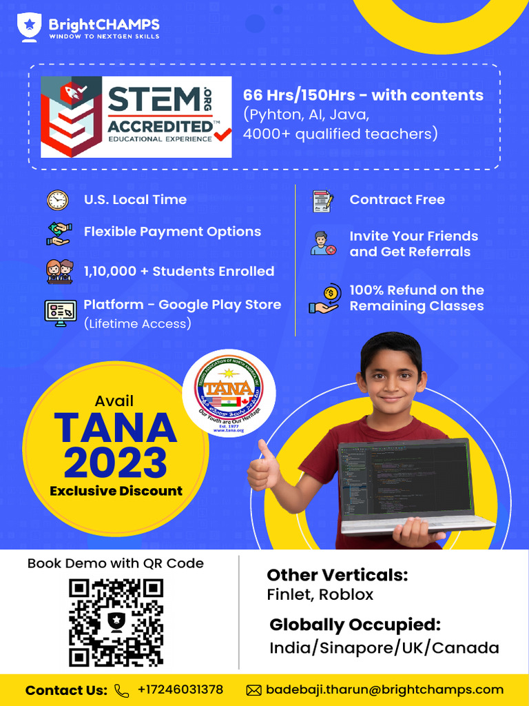 TANA EXCLUSIVE - Flyer - A5 - Opt2 | PDF | Python (Programming Language ...