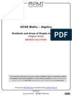 G. Gradients and Areas of Graphs in Context (H)