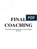 Final Coaching For Class Tanglaw Blank