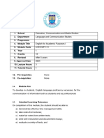 English For Academic Purposes I - 2024