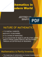 CHAPTER 1 Mathematics in The Modern World