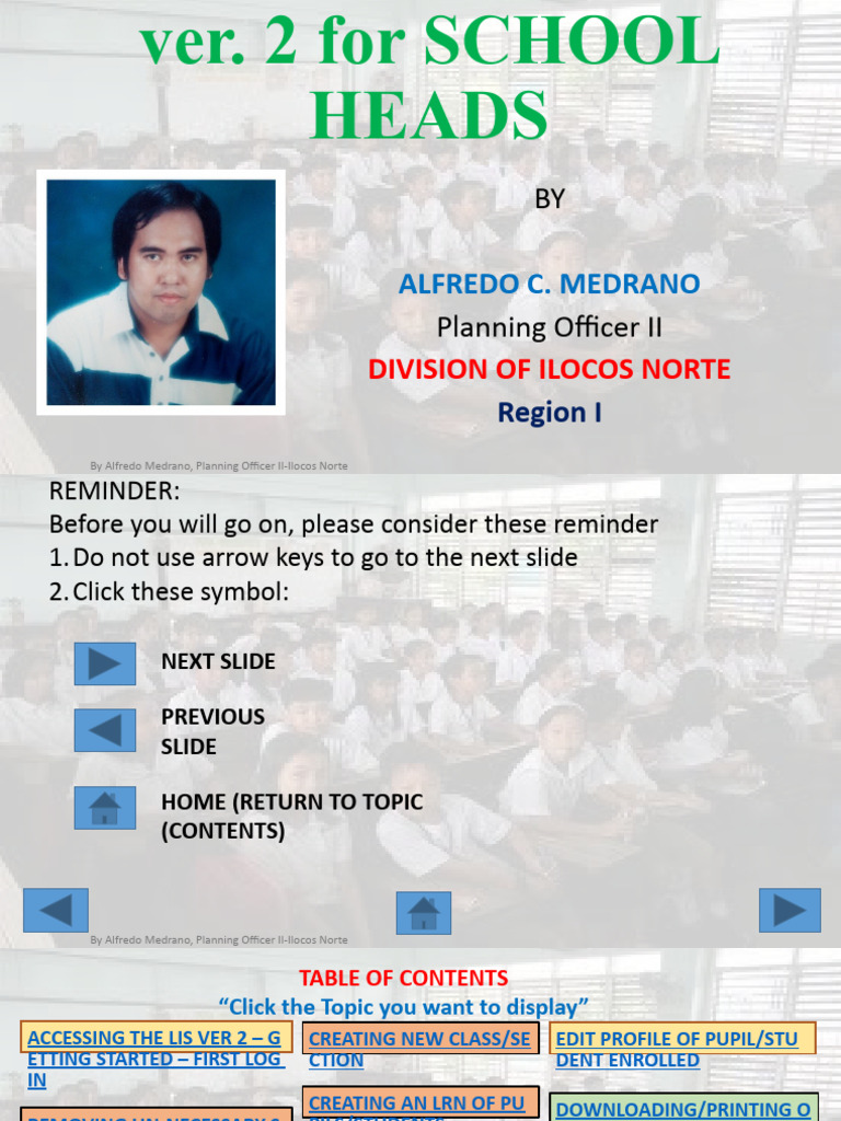 LIS Login Guide for School Heads | PDF | Password | Login