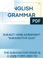 Basic-Subject Verb Agreement