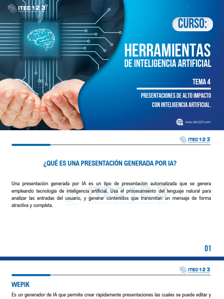 Tema 4 - HERRAMIENTAS DE INTELIGENCIA ARTIFICIAL | PDF | Inteligencia ...
