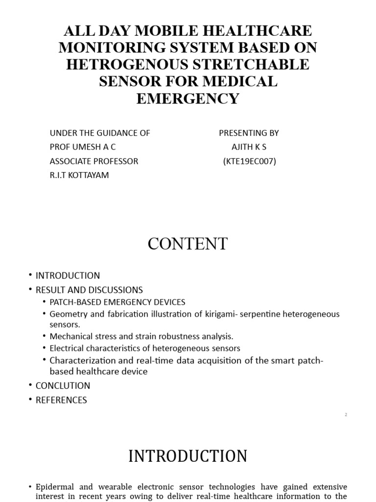 All Day Mobile Healthcare Monitoring System Based On | PDF ...