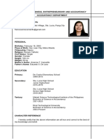 Camarillo Curriculum Vitae