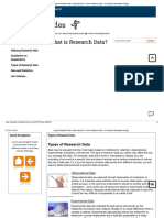 Types of Research Data - Data Module #1 - What Is Research Data