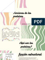 Funciones de Las Proteínas PDF