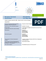 European Technical Assessment ETA-08/0250 of 27 May 2021: General Part