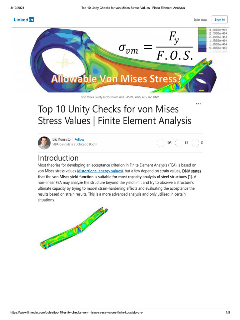 Von Mises Stress | PDF