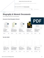 Biography & Memoir Document DH