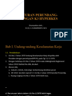 Peraturan Perundang-Undangan k3 Hyperkes