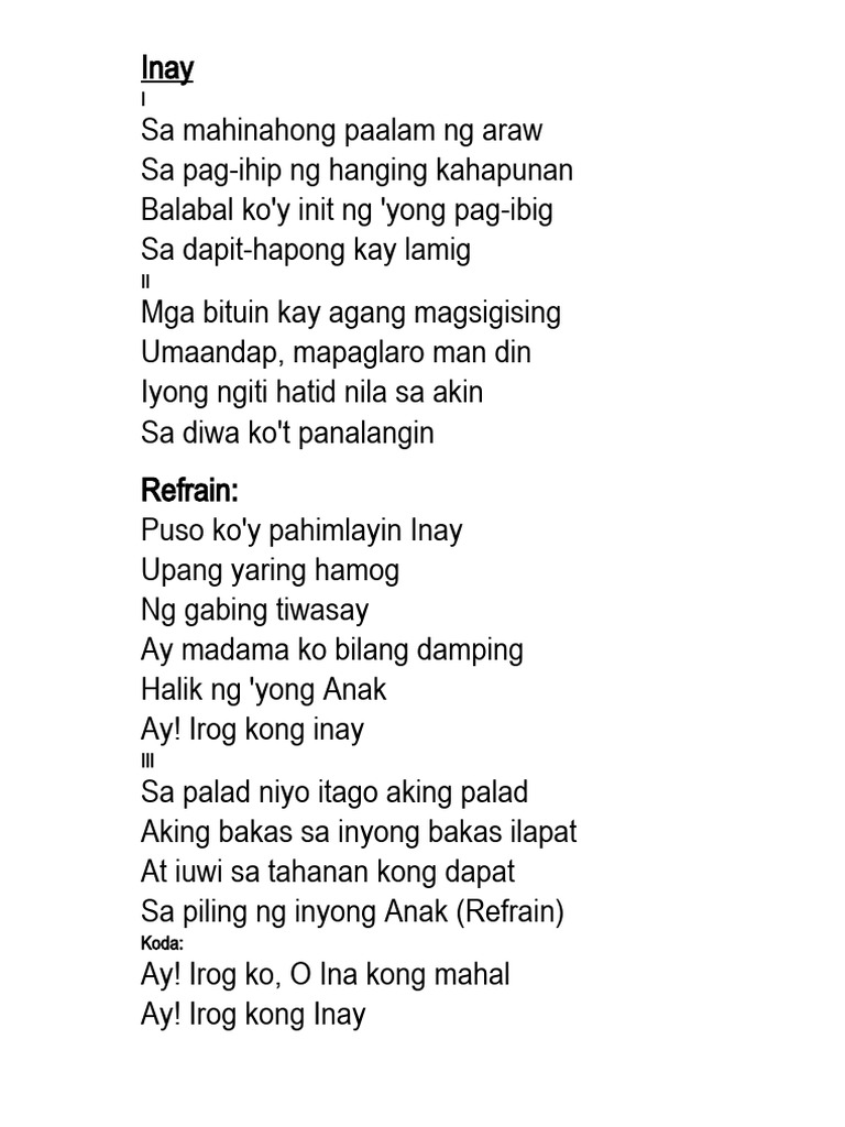 Inay | PDF