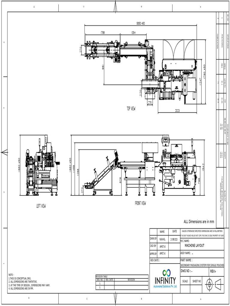 Conceptual Machine Layout Drawing | PDF | Mechanical Engineering ...