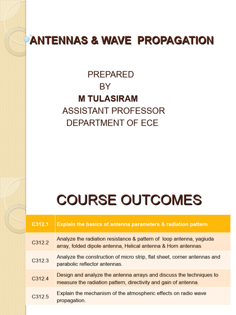 Antennas & Wave Propagation | PDF | Antenna (Radio) | Radio Propagation