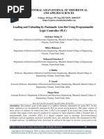 Loading and Unloading by Pneumatic Arm Bot Using Programmable Logic Controller (PLC)