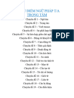 25 Chủ Điểm Ngữ Pháp Ta Trọng Tâm