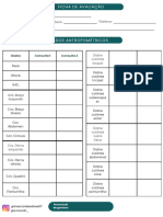 Ficha de Avaliação Física