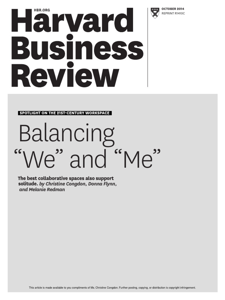 Harvard Business Review | PDF | Privacy | Attention