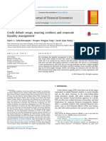 7、Credit Default Swaps, Exacting Creditors and Corporate Liquidity Management（2017JFE）